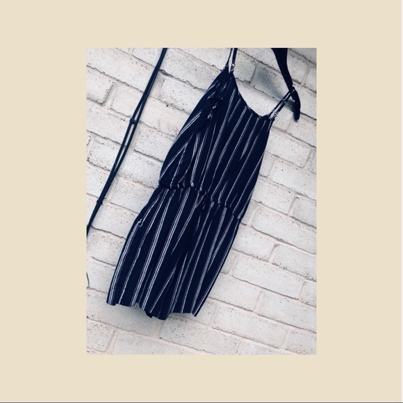 Navy Blue Romper - Picture 2 of 2